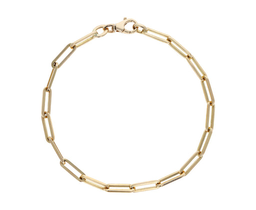 Gold Paperclip Chain Bracelet