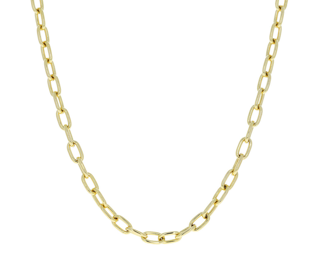 24" Extra Large Solid Oval Link Chain Necklace