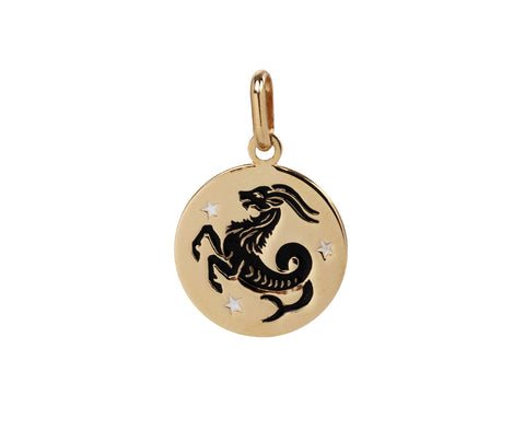 Stephanie Windsor Vintage Capricorn Zodiac Charm Pendant ONLY