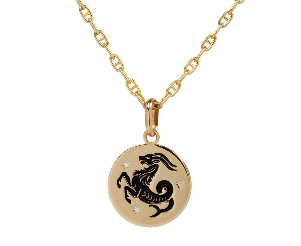 Vintage capricorn necklace outlet