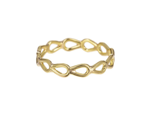 Yellow Gold Pear Lace Ring - TWISTonline 