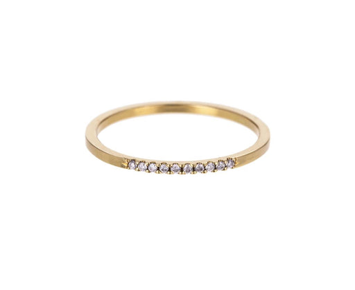 Ten Diamond Yellow Gold Band - TWISTonline 