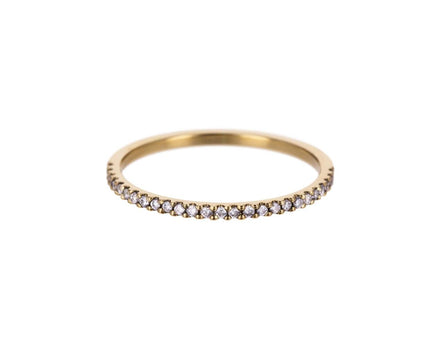 Yellow Gold Diamond Half Eternity Band - TWISTonline 