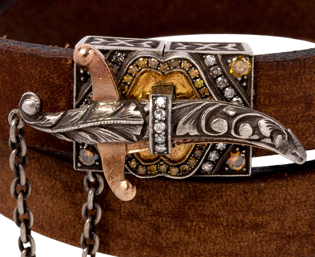 Streamline Double Wrap Leather Bracelet with Sterling Silver, 4mm | David  Yurman