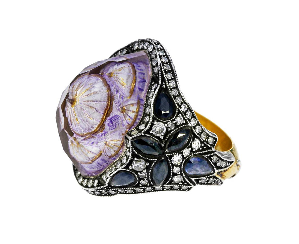 Ottoman Architecture Amethyst Ring - TWISTonline 