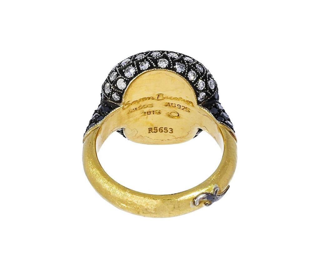 Carved Rock Quartz Evil Eye Ring - TWISTonline 