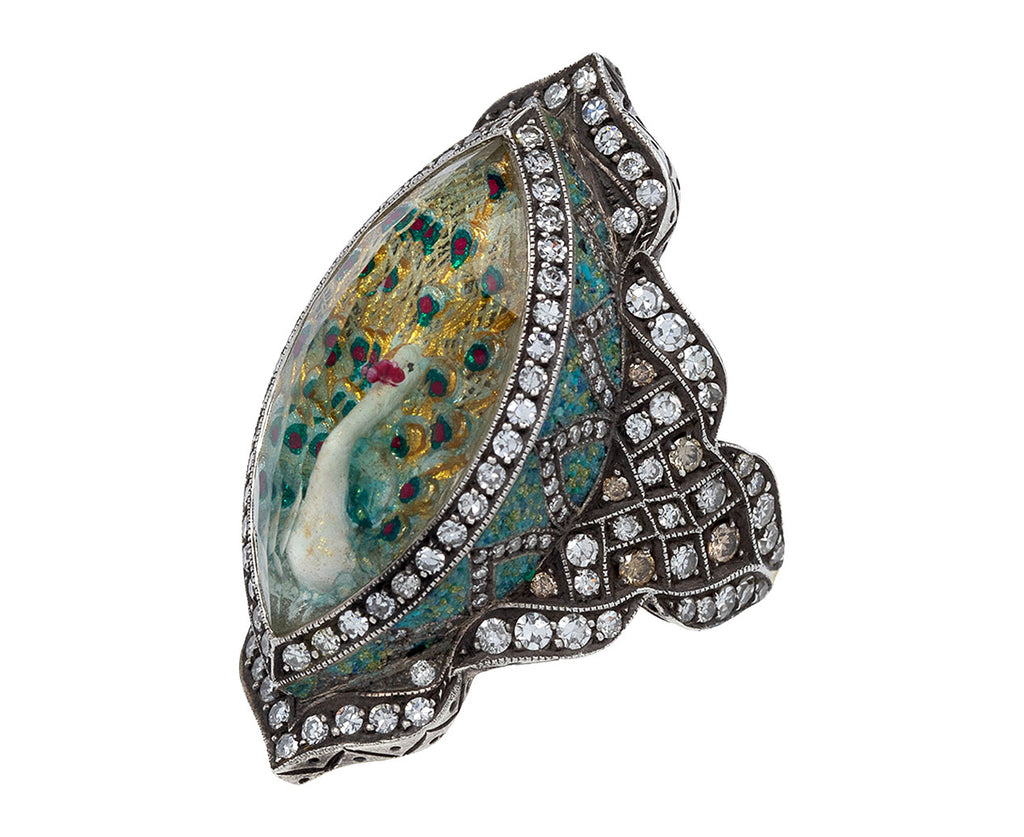 Peacock topaz ring new arrivals