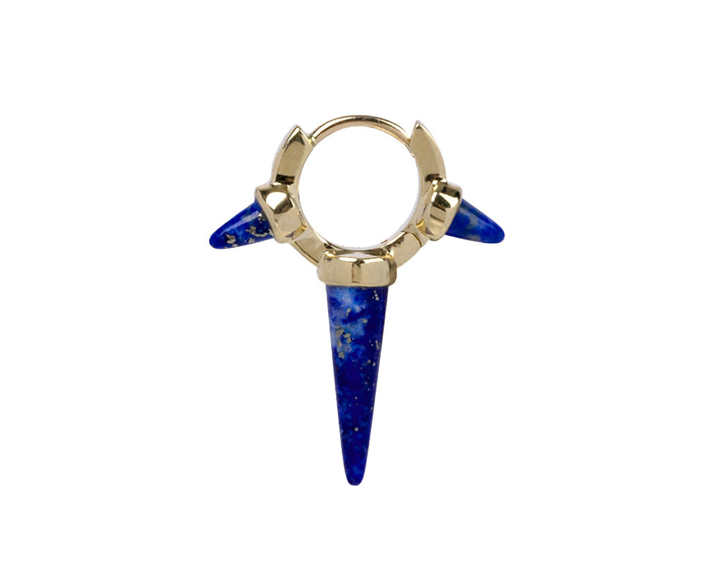 5/16 Triple Lapis Spike SINGLE Hoop