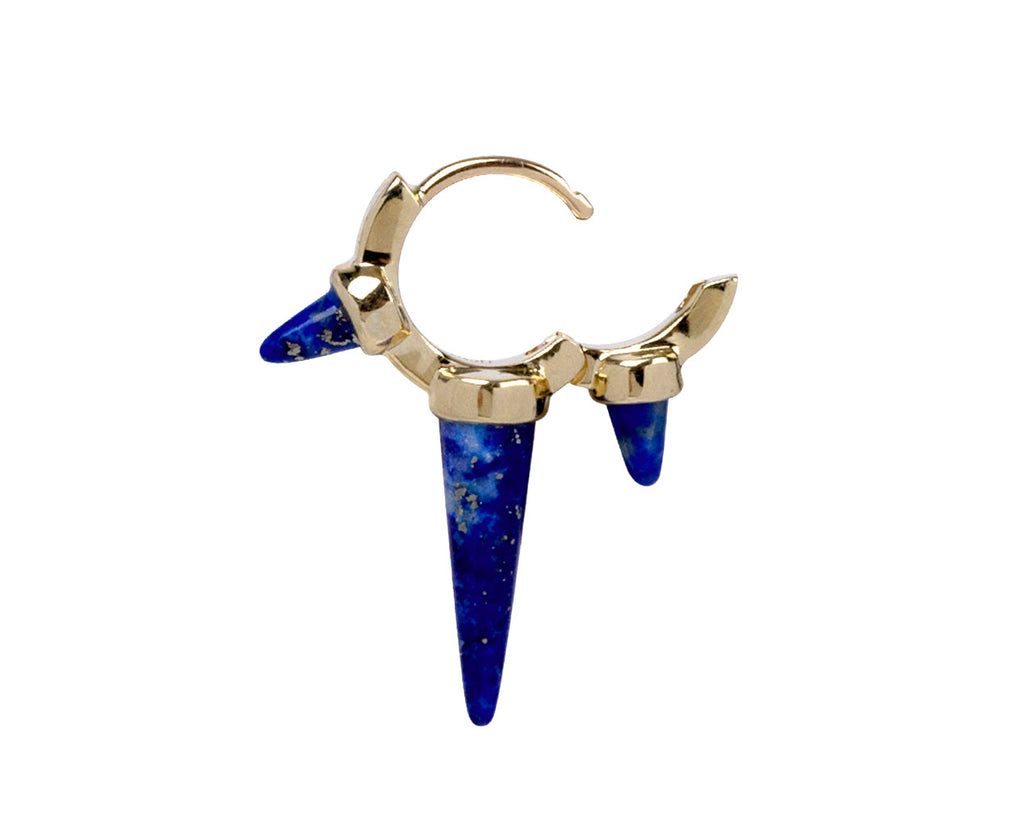 5/16 Triple Lapis Spike SINGLE Hoop