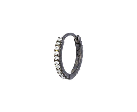 5/16 Black Gold Diamond Eternity SINGLE Hoop - TWISTonline 