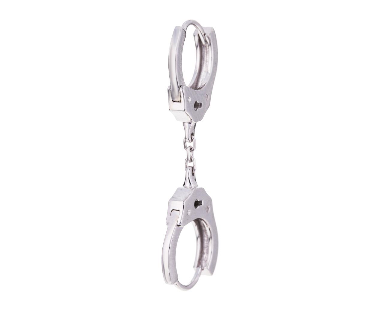 国内発| MARIA TASH Handcuff ショートチェーン 18K ピアス 国内発| MARIA TASH Handcuff ショートチェーン 18K ピアス