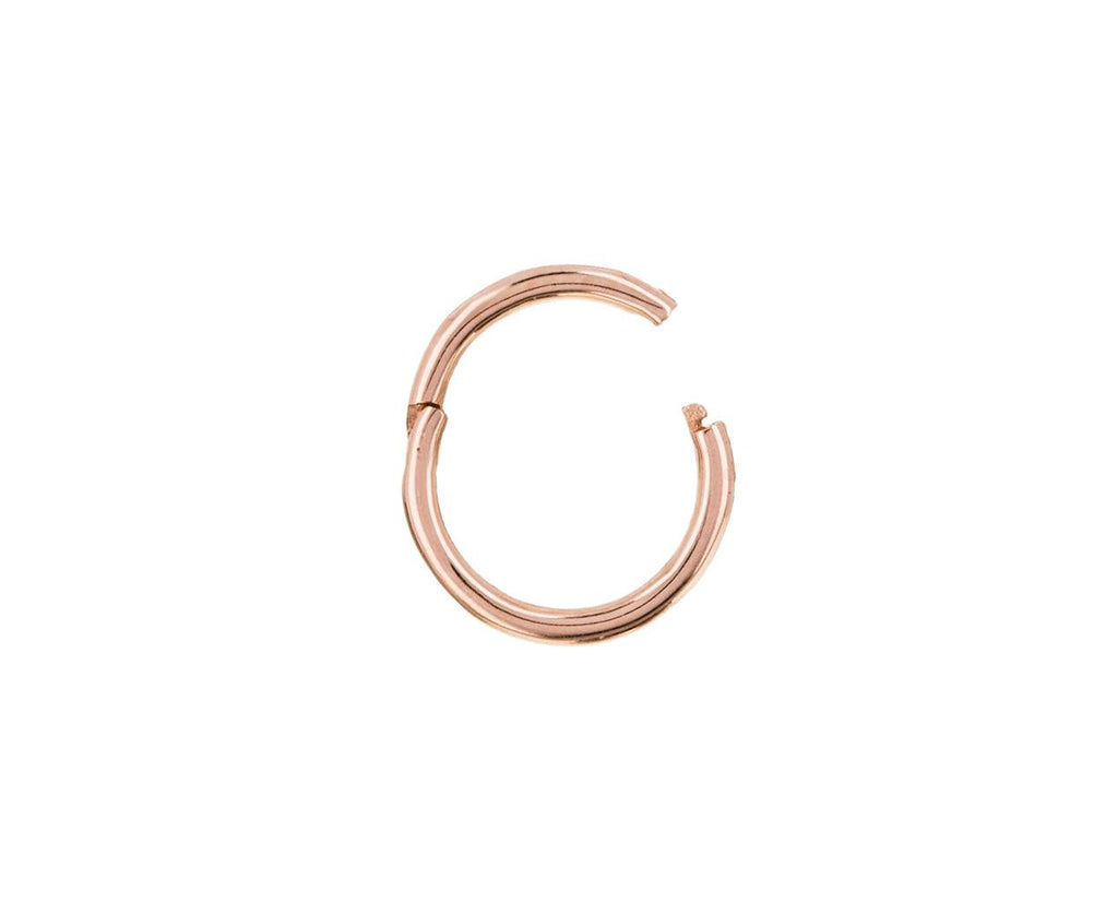 1/4 Rose Gold SINGLE Rotating Hoop - TWISTonline 