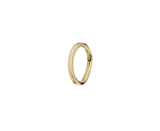 1/4 Yellow Gold SINGLE Rotating Hoop - TWISTonline 