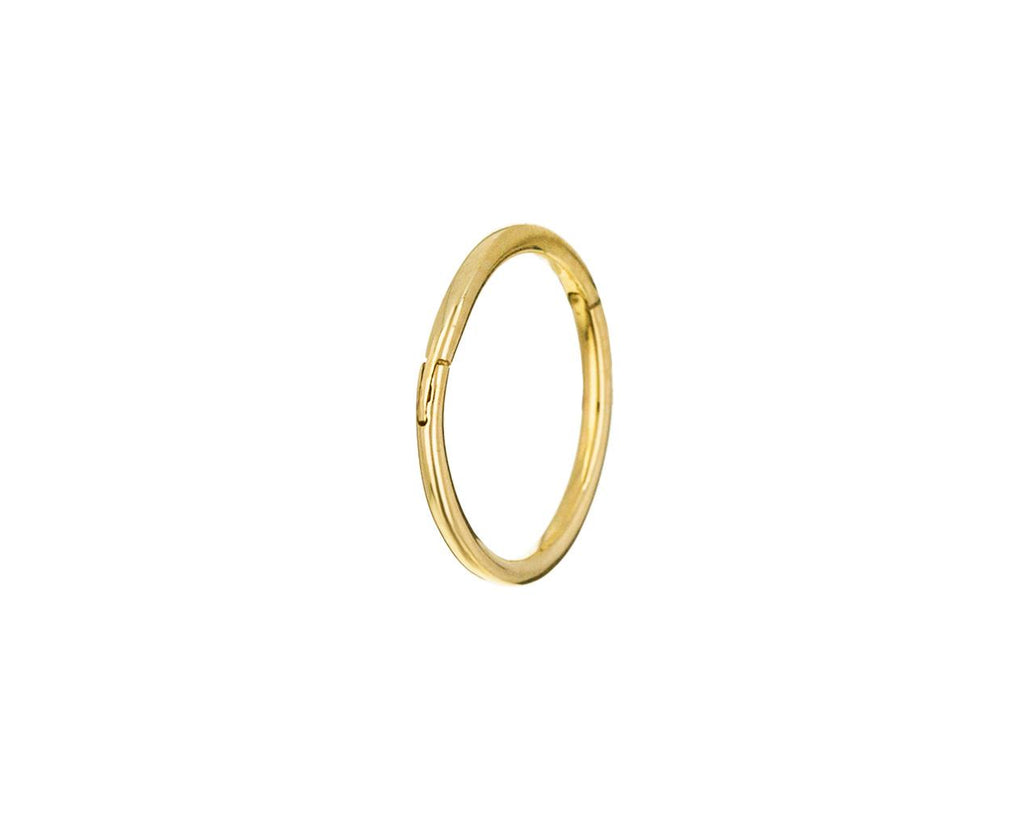3/8 Yellow Gold SINGLE Rotating Hoop - TWISTonline 