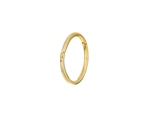 3/8 Yellow Gold SINGLE Rotating Hoop - TWISTonline 