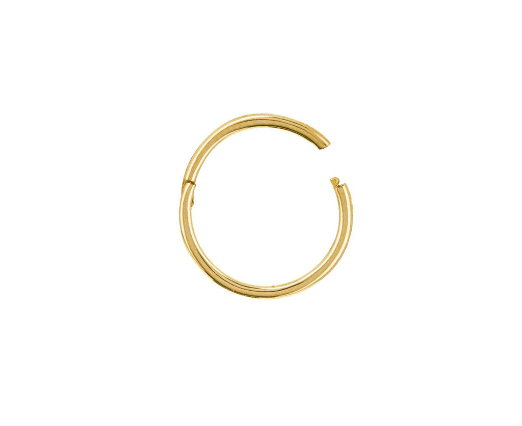 3/8 Yellow Gold SINGLE Rotating Hoop - TWISTonline 
