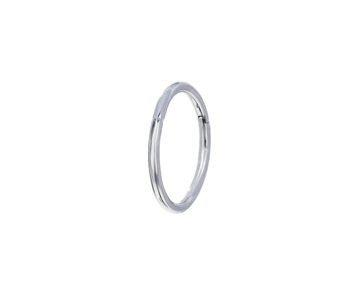 3/8 White Gold SINGLE Rotating Hoop - TWISTonline 