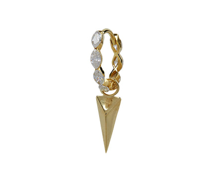 Maria Tash Faceted Long Spike Charm ONLY On Hoop
