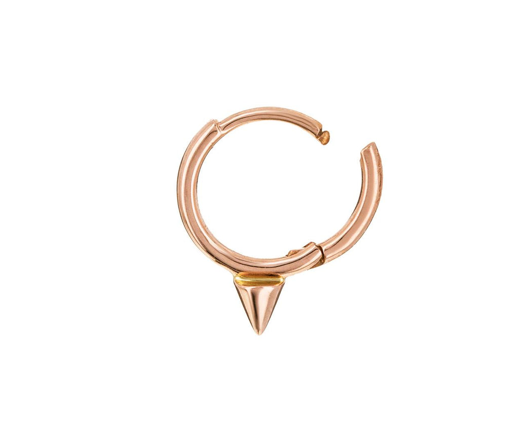 5/16 Rose Gold Spike SINGLE Hoop - TWISTonline 