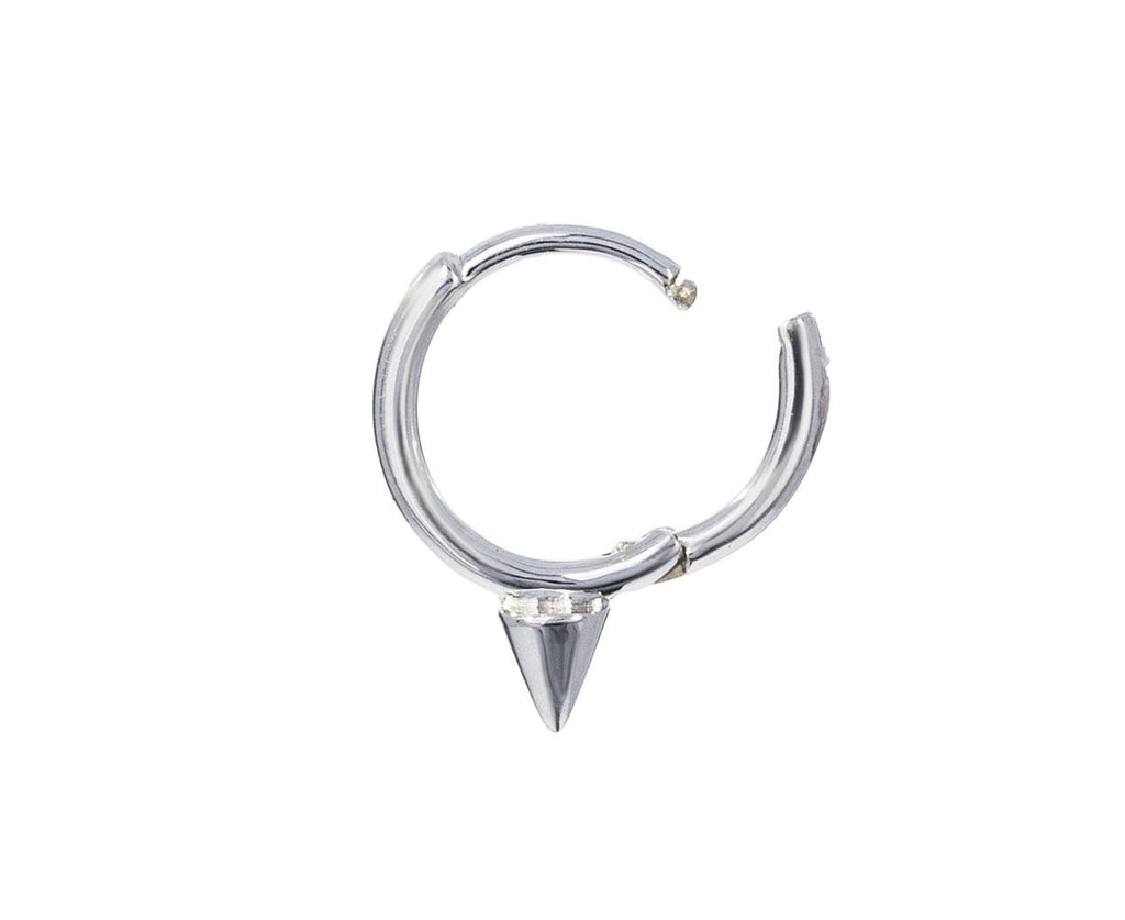 5/16 White Gold SINGLE Hoop - TWISTonline 