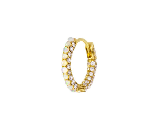5/16 Opal and Diamond SINGLE Hoop - TWISTonline 
