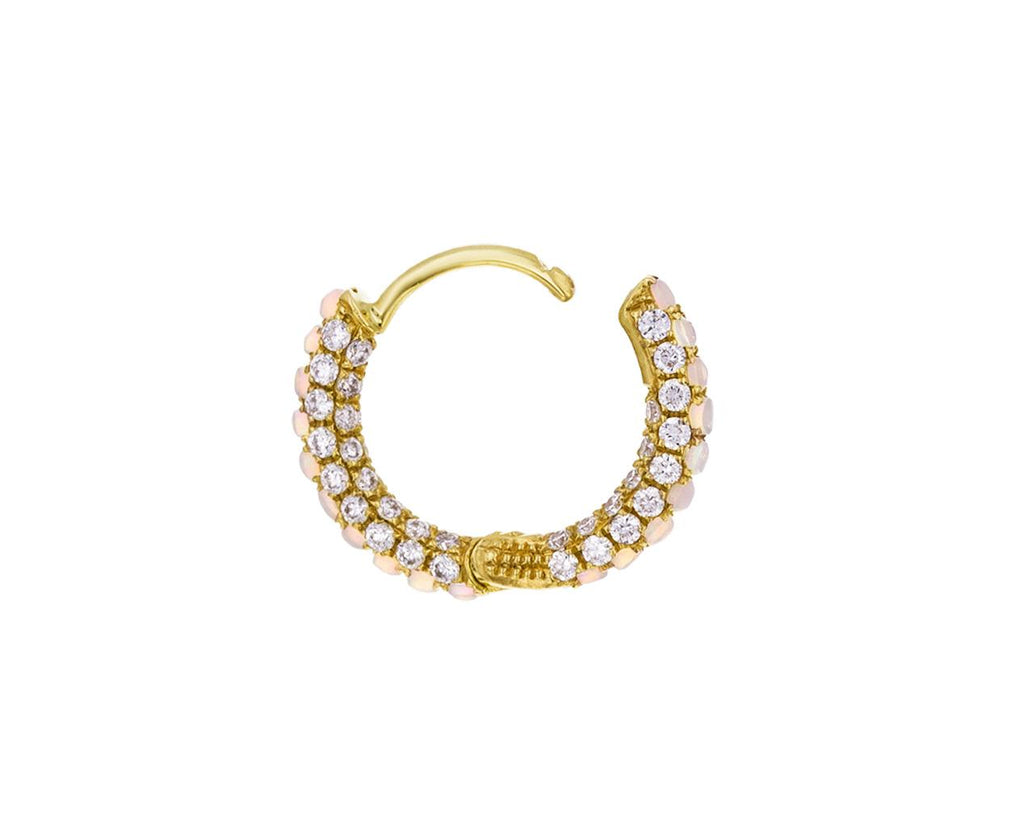 5/16 Opal and Diamond SINGLE Hoop - TWISTonline 