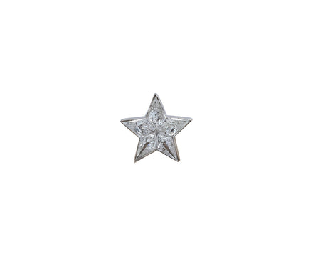 Maria Tash 7mm Invisible Set Diamond Star SINGLE Stud Earring