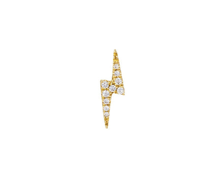 11mm Diamond Lightning Bolt Traditional SINGLE Stud - TWISTonline 