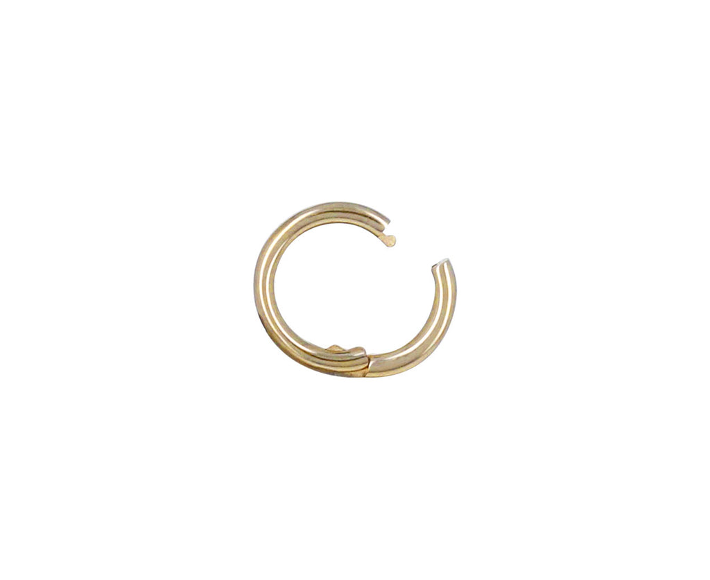 3/16 Yellow Gold SINGLE Hoop Earring