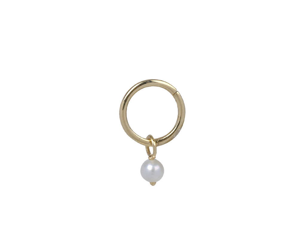 Yellow Gold Pearl Charm ONLY