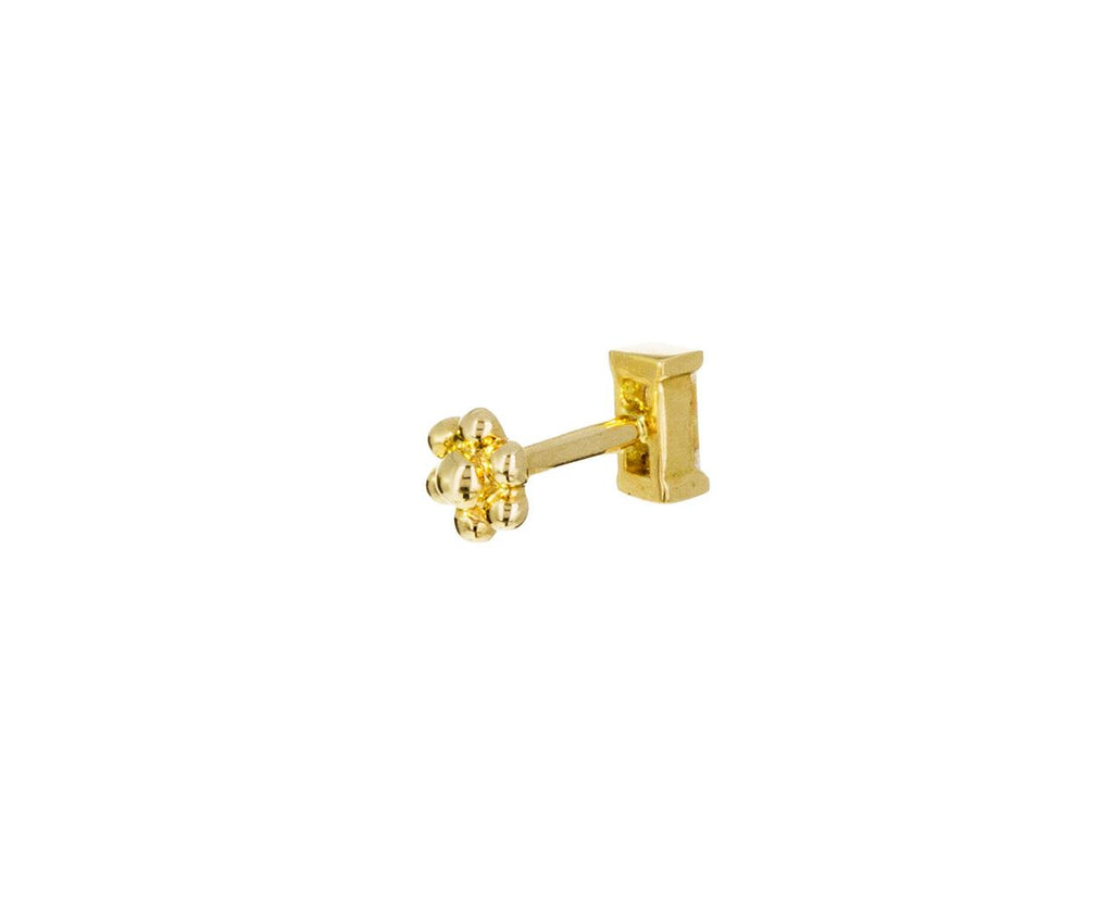 Baguette Diamond Threaded SINGLE Stud - TWISTonline 