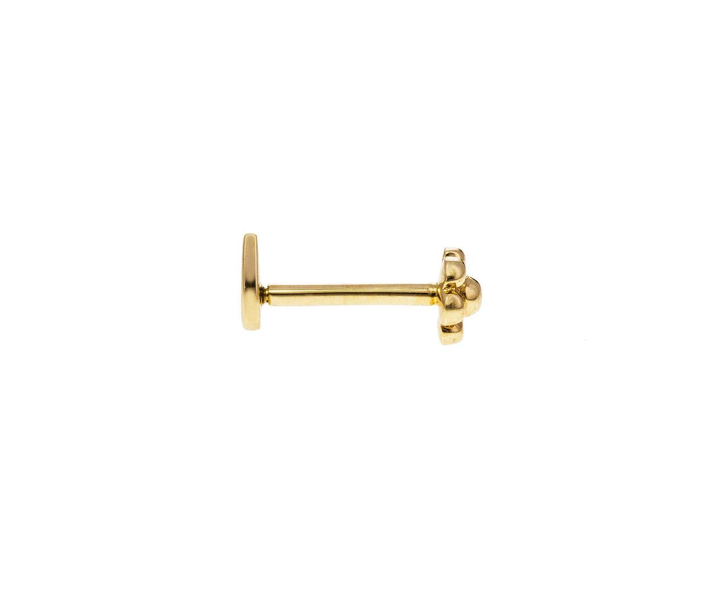 6.5mm Pear Shaped Threaded SINGLE Stud Earring - TWISTonline 