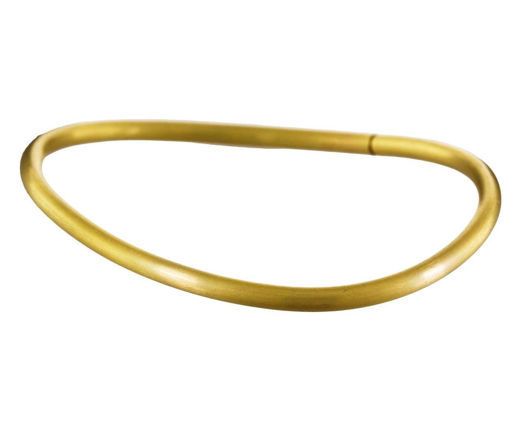 Gold Wave Bangle Bracelet - TWISTonline 