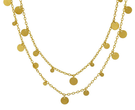 Long Irregular Sequin Necklace - TWISTonline 