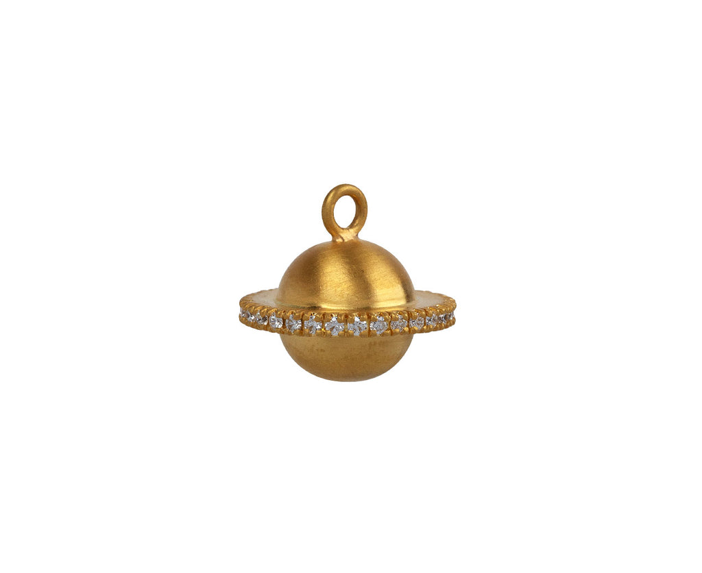 Marie-Hélène de Taillac Diamond Precious Saturn Charm ONLY Side