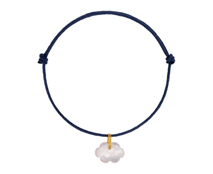 Marie-Hélène de Taillac Rose Quartz Heaven Cloud Charm Bracelet