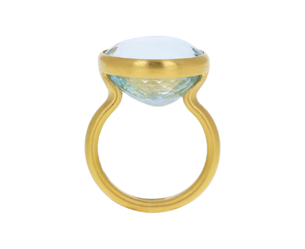 Aquamarine Princess Ring