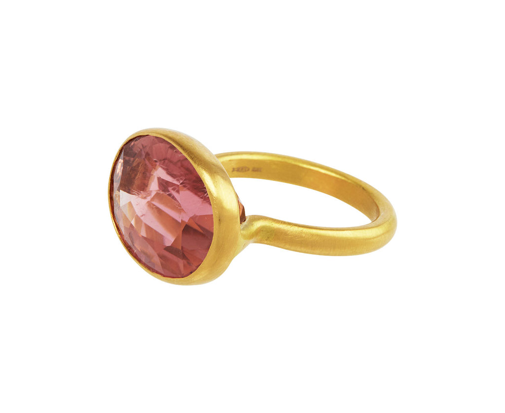 Marie-Hélène de Taillac Pink Tourmaline Princess Ring Side View