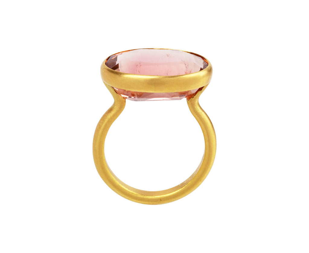 Marie-Hélène de Taillac Pink Tourmaline Princess Ring Top View