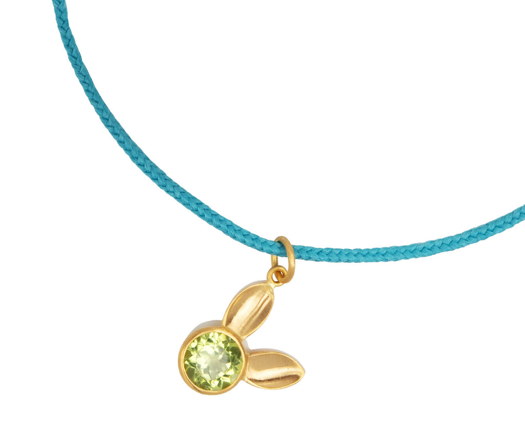 Marie-Hélène de Taillac Jessica Rabbit Peridot Charm Bracelet Close Up