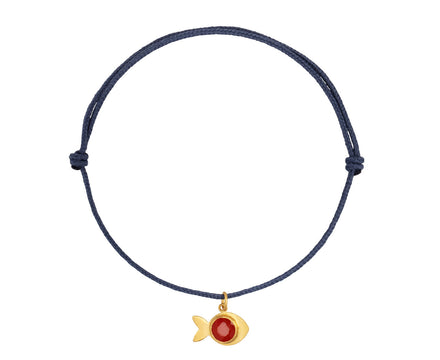 Marie-Hélène de Taillac Carnelian Dory the Fish Charm Bracelet