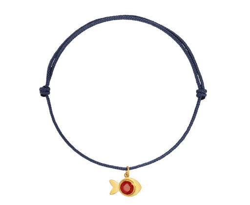 Marie-Hélène de Taillac Carnelian Dory the Fish Charm Bracelet