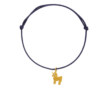 Diamond Precious Unicorn Charm Bracelet