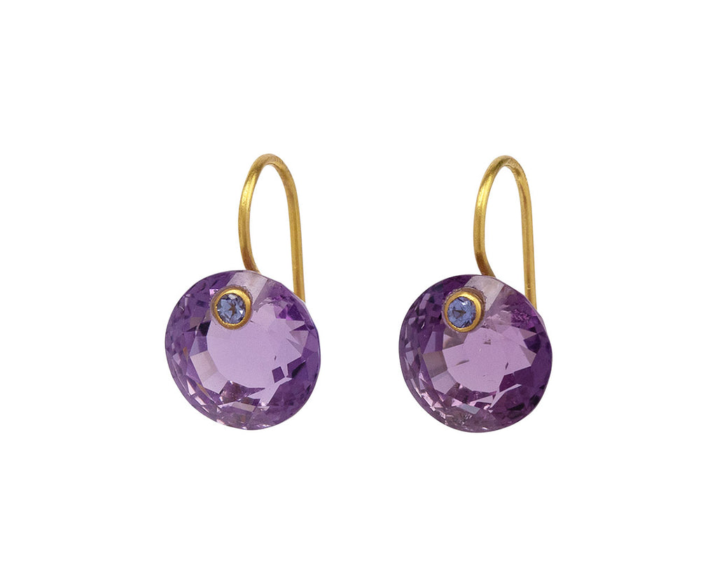 Amethyst and Tanzanite Small Gem Earrings - TWISTonline 