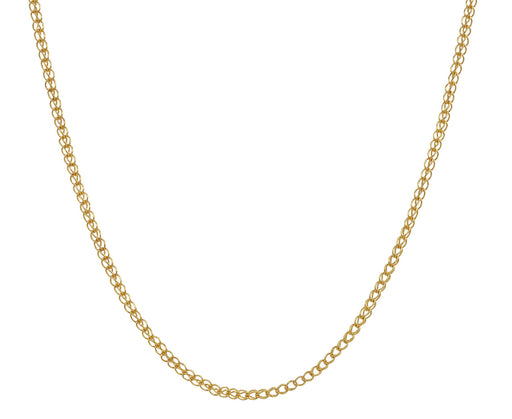 Marie-Hélène de Taillac 18" Gold Small Wheat Chain Necklace