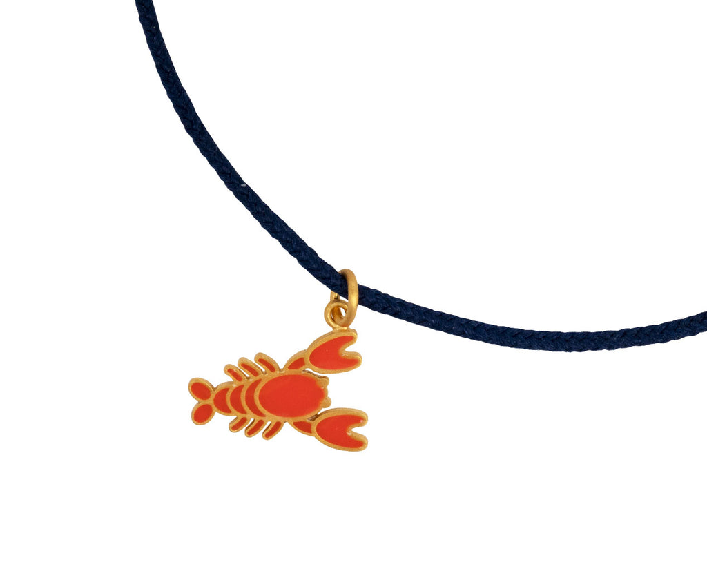Marie-Hélène de Taillac Lobster Charm Bracelet Close Up Charm