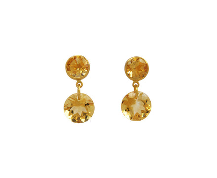 Marie-Hélène de Taillac Citrine Incandescence Stud Earrings