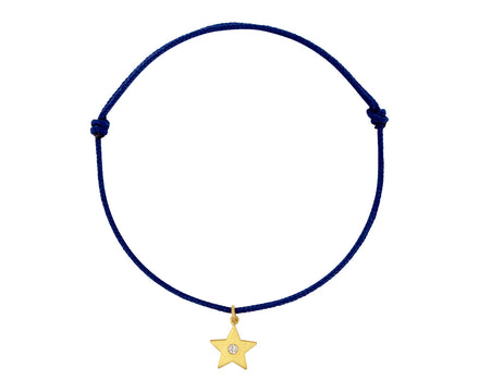 Diamond Lucky Star Charm Bracelet