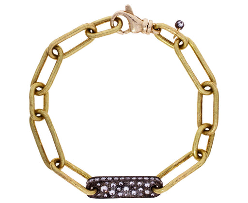 Gold and Diamond Chain Bracelet - TWISTonline 