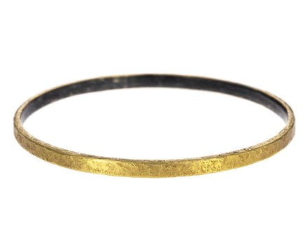 Rustic Hammered Bangle Bracelet - TWISTonline 